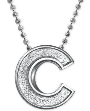 Mlb Collection By Alex Woo Sterling Silver Chicago Cubs Pendant Necklace