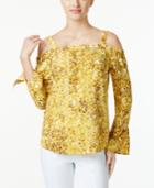 Thalia Sodi Printed Off-the-shoulder Blouse, Only At Macy's