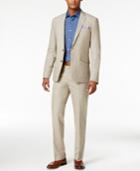 Kenneth Cole Reaction Men's Slim-fit Tan Neat Suit