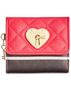 Betsey Johnson Boxed Swag Heart French Wallet, A Macy's Exclusive Style
