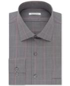 Van Heusen Men's Classic-fit Flex Collar Wrinkle Free Red Check Dress Shirt