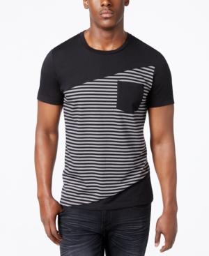 Inc International Concepts Men's Colorblocked Striped T-shirt, Only At Macy's