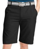 Izod Men's Solid Flat Front Golf Shorts