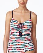 Tommy Bahama Printed Tummy-control Tankini Top Women's Swimsuit