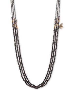 Lonna & Lilly Two-tone Beaded 36 Stranded Necklace