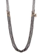 Lonna & Lilly Two-tone Beaded 36 Stranded Necklace