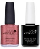 Creative Nail Design Vinylux Untitled Bronze Nail Polish & Top Coat (two Items), 0.5-oz, From Purebeauty Salon & Spa