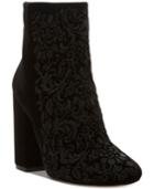 Jessica Simpson Wovella Block-heel Booties Women's Shoes