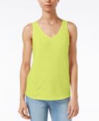 Maison Jules Cotton V-neck Tank Top, Created For Macy's