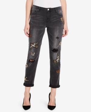 Vintage America Gratia Bestie Ripped Embellished Jeans