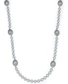 Charter Club Large Bead & Imitation Pearl Long Necklace, Created For Macy's
