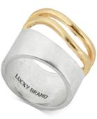 Lucky Brand Two-tone Sculptural Ring