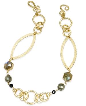 Stephanie Kantis Gold-tone Faceted Stone Statement Necklace