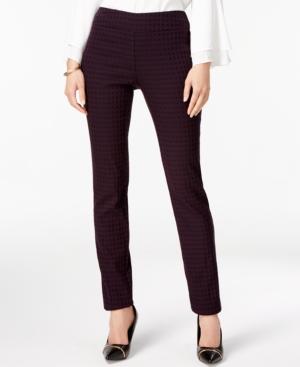 Alfani Jacquard Pull-on Pants, Created For Macy's