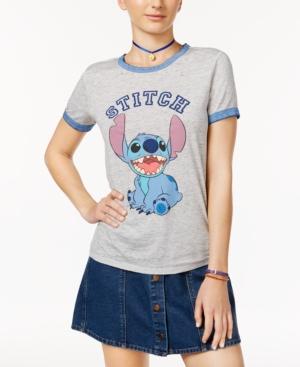 Disney Juniors' Stitch Graphic Ringer Tee