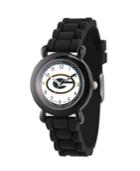 Gametime Nfl Green Bay Packers Kids' Black Plastic Time Teacher Watch