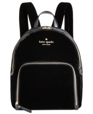 Kate Spade New York Watson Lane Velvet Hartley Small Backpack