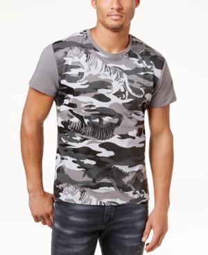 Versace Jeans Men's Camo Graphic Print T-shirt