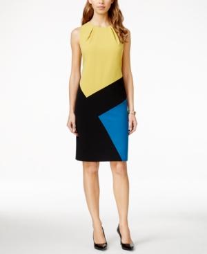 Nine West Colorblocked Sheath Dress