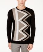 Alfani Men's Geometric Cashmere Blend Sweater, Created For Macy's