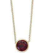 Effy Rhodolite Garnet 18 Pendant Necklace (9/10 Ct. T.w.) In 14k Gold