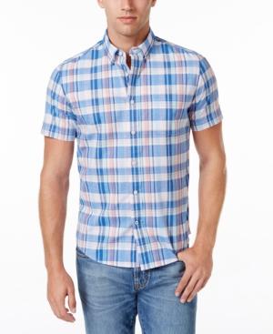 Tommy Hilfiger Men's Custom-fit Hansen Plaid Shirt
