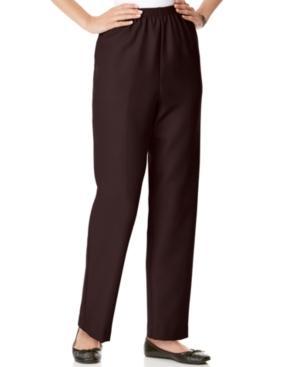 Alfred Dunner Pull-on Straight-leg Pants