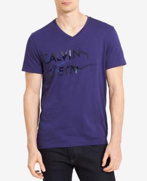 Calvin Klein Men's Distorted Logo-print T-shirt