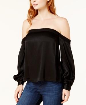 1.state Off-the-shoulder Puff-sleeve Top