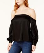 1.state Off-the-shoulder Puff-sleeve Top