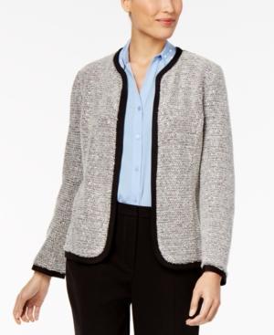 Ny Collection Sequin-detail Boucle Blazer