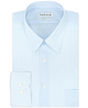 Van Heusen Glacier Fineline Stripe Dress Shirt