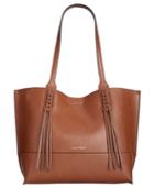 Calvin Klein Reversible Fringe Tote With Pouch