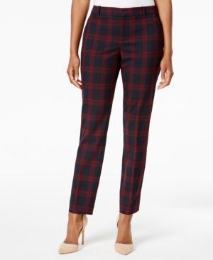 Charter Club Plaid Slim-leg Pants, Created For Macy's