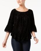 Style & Co Burnout Velvet Top, Created For Macy's