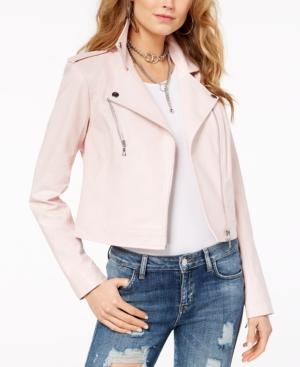 Guess Bently Faux-leather Moto Jacket