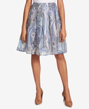 Tommy Hilfiger Pleated Paisley-print Skirt