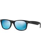Ray-ban New Wayfarer Mirrored Sunglasses, Rb2132 55