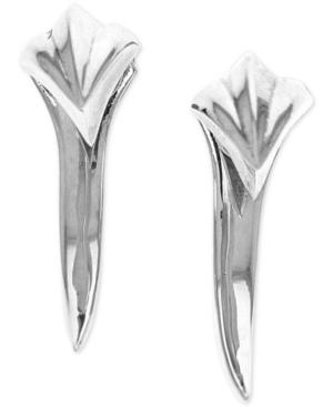 King Baby Claw Spike Earrings In Sterling Silver