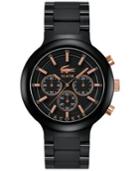 Lacoste Men's Chronograph Borneo Black Resin Composite Bracelet Watch 44mm 2010769
