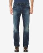 Buffalo David Bitton Men's Driven Fit Straight Leg Jeans, Slight Sandblasted Wash
