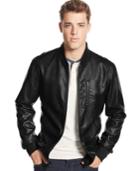American Rag Pleather Bomber Jacket