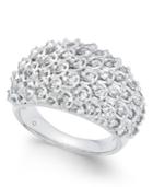 Diamond Cluster Bubble Ring (1-1/2 Ct. T.w.) In 14k White Gold