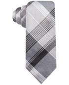 Ryan Seacrest Distinction Men's Palm Plaid Slim Tie