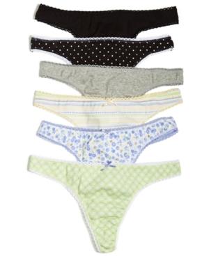 Charter Club Pretty Cotton Thong Women's Shoes