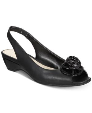 Anne Klein Harietta Slingback Peep-toe Pumps