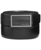 Perry Ellis 2-piece Buckle Leather Belt