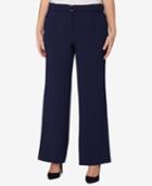 Tahari Asl Plus Size Belted Trousers