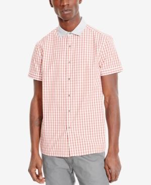 Kenneth Cole Reaction Men's Gingham Check Short-sleeve Shirt