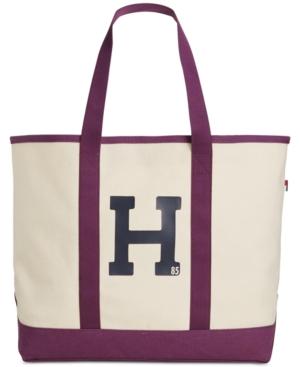Tommy Hilfiger Varsity Large Canvas Tote